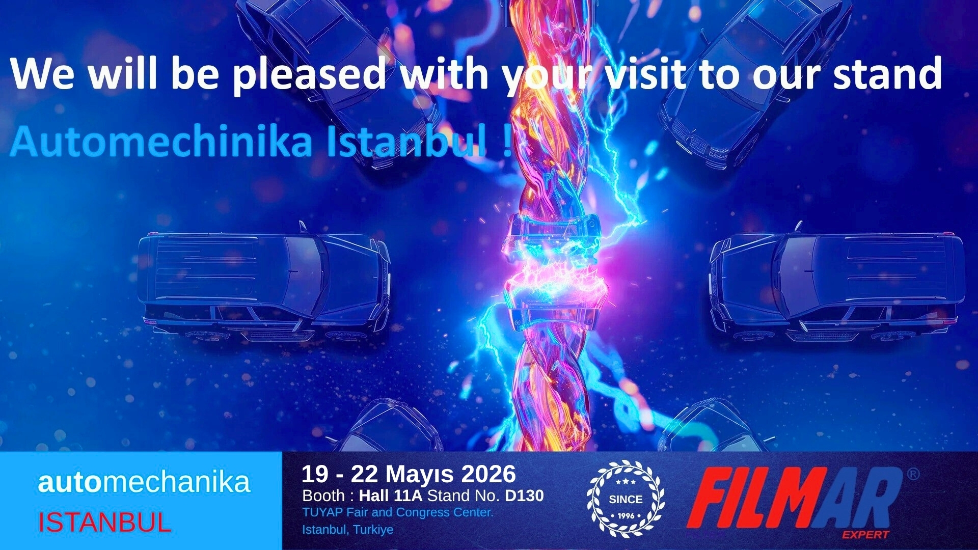 Filmar Filtre, Automechanika İstanbul 2026 Fuarında!